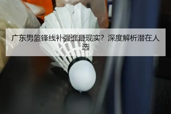广东男篮锋线补强谁最现实？深度解析潜在人选
